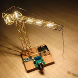 Stirlingkit Build Your Own Mini Tower Crane Desk Lamp Circuit Sculpture, view 5
