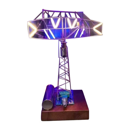 Stirlingkit Build Your Own Retro Weather Radar Tower Circuit Sculpture Model Kits with LED Light