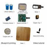 Stirlingkit Build Your Own Retro Weather Radar Tower Circuit Sculpture Model Kits with LED Light, view 4