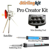 Stirlingkit Build Your Own Sci-fi Satellite LED Circuit Sculpture Model Kits, view 4