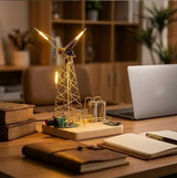 Stirlingkit Build Your Own Windmill Desk Lamp DIY Kits Circuit Sculpture Model, view 4