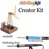 Stirlingkit Build Your Own Windmill Desk Lamp DIY Kits Circuit Sculpture Model, view 6