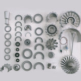 Stirlingkit Building a 1/20 Working Jet Turbofan Engine Model Kit Silver, view 2