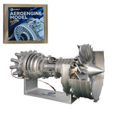 Stirlingkit Building a 1/20 Working Jet Turbofan Engine Model Kit Silver, view 3