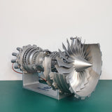 Stirlingkit Building a 1/20 Working Jet Turbofan Engine Model Kit Silver, view 4