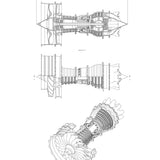 Stirlingkit Building a 1/20 Working Jet Turbofan Engine Model Kit Silver, view 5
