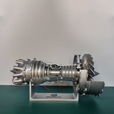 Stirlingkit Building a 1/20 Working Jet Turbofan Engine Model Kit Silver, view 6