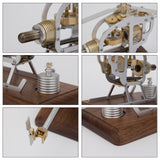 Stirlingkit Building a Mini Stirling Helicopter Assembly DIY Kits STEM Model, view 6