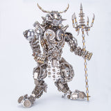 Stirlingkit Bull-Headed Demon Minotaur 3D DIY Metal Assembly Model Building Kits, view 3
