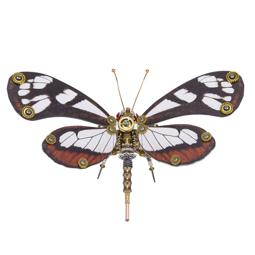 Stirlingkit Butterfly Steampunk 3D Metal Greta Oto Model DIY Kits 150PCS+