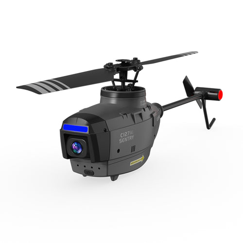 Stirlingkit C127AI Scout Drone Model 2.4G RC 4CH Single-Rotor Brushless RC Helicopter Model Without Aileron - RTF Version