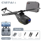 Stirlingkit C127AI Scout Drone Model 2.4G RC 4CH Single-Rotor Brushless RC Helicopter Model Without Aileron - RTF Version, view 3