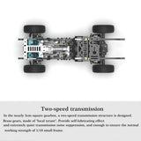 Stirlingkit Capo CUB 1/18 Assembly 4WD Electric RC Offroad Vehicle Crawler Pickup Truck Model with Differential Lock KIT, view 3