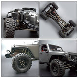 Stirlingkit CAPO CUB2 Electric 1/18 4WD RC Car Metal Off-road Climbing Car Model KIT, view 5