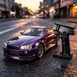 Stirlingkit Capo GTR SkyLine GT-R R34 Drift Car Model Building kits 1/8 Scale 2.4Ghz, view 2