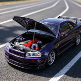 Stirlingkit Capo GTR SkyLine GT-R R34 Drift Car Model Building kits 1/8 Scale 2.4Ghz, view 3
