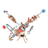 Stirlingkit Car Engine Model All-metal Mini Manual Assembly V2 Double-cylinder Toy Collection Decoration, view 4