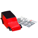 Stirlingkit Car Shell with 4 Car Lamps Sticker for DIY 1:10 RC Gasoline Climbing Car Frame Model, view 3