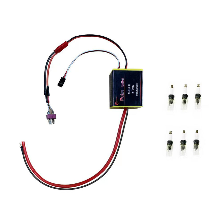Stirlingkit CDI Ignition with Inch Thread 3/16-40 Spark Plug Kit for HOWIN L6-210 Engine Model