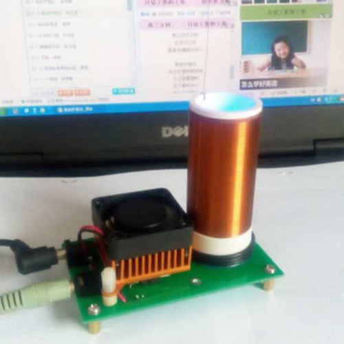 Stirlingkit Circuit-structured Musical Tesla Coil Plasma Speaker Music Arc lIghtning Experiment Tool  Without Glow tubes & Bulbs