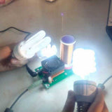 Stirlingkit Circuit-structured Musical Tesla Coil Plasma Speaker Music Arc lIghtning Experiment Tool Without Glow tubes & Bulbs, view 2