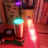Stirlingkit Circuit-structured Musical Tesla Coil Plasma Speaker Music Arc lIghtning Experiment Tool Without Glow tubes & Bulbs, view 5