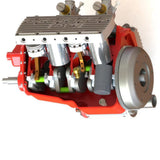Stirlingkit CISON 1/6 Gas Flathead V8 Engine Small Block Engine Model Kits Water-Cooled 4 Stroke 44cc, view 2