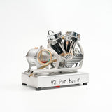 Stirlingkit CISON FG-18VTP 18.2cc V-Twin V2 Four-Stroke Gas Engine Model Complete Set One Key Start, view 3