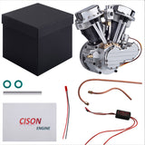 Stirlingkit CISON FG-18VTP 18.2cc V-Twin V2 Four-Stroke Gas Engine Model Complete Set One Key Start, view 5