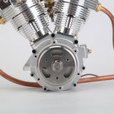 Stirlingkit CISON FG-VT157 15.7cc Miniature V-Twin Motorcycle Engine OHV 4 Stroke Air-cooled Gasoline Engine Model, view 5