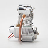 Stirlingkit CISON FG-VT157 15.7cc Miniature V-Twin Motorcycle Engine OHV 4 Stroke Air-cooled Gasoline Engine Model, view 6