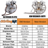 Stirlingkit CISON FG-VT9 25cc V-twin V2 Engine Four-stroke Air-cooled Motorcycle RC Gasoline Engine, view 3