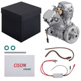 Stirlingkit CISON FG-VT9 25cc V-twin V2 Engine Four-stroke Air-cooled Motorcycle RC Gasoline Engine, view 5