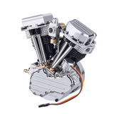 Stirlingkit CISON FG-VT9 9cc V2 V Twin Model Engine with Air Filter Base Tank Set, view 3