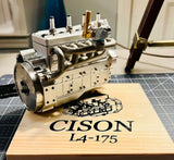 Stirlingkit CISON FL4-175 Flathead Inline 4 Cylinder Four Stroke 9,000rpm RC Water-cooled Gasoline Engine 17.5cc, view 3