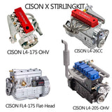 Stirlingkit CISON FL4-175 L4-205-OHV Flathead / OHV Inline 4 Starter Kit, view 3