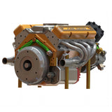 Stirlingkit CISON Gasoline OHV V8 Small-block Engine Model Kits 4-Stroke 44cc Water-Cooled 1/6, view 4