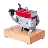 Stirlingkit CISON-L100 Simulation Tractor Diesel Engine 4 Stroke Single Cylinder Gasoline Evaporative Cooling ICE Engine Model 8000rpm, view 6