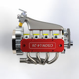 Stirlingkit CISON L4-205-OHV 20.5cc Gas Powered Inline Four 4-Stroke Water-Cooled Engine Model with 4-1 Exhaust Header, view 4