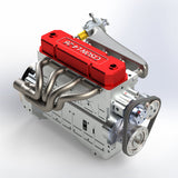 Stirlingkit CISON L4-205-OHV 20.5cc Gas Powered Inline Four 4-Stroke Water-Cooled Engine Model with 4-1 Exhaust Header, view 6