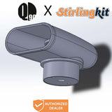 Stirlingkit Cison V8 Engine Air Intake Scoop Assembly – Officially Licensed by JohnnyQ90, view 2