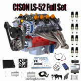 Stirlingkit Cison V8 Engine Kits LS-52 with MCU Ignition Metal Base Full Set 52cc, view 2