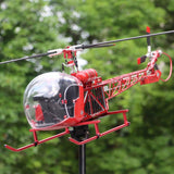 Stirlingkit WOLFBUSH CNC Aluminum 450 Size Bell-47 Scale RC Helicopter FPV RTF with H1 pro Flight Controller, view 2