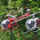 Stirlingkit WOLFBUSH CNC Aluminum 450 Size Bell-47 Scale RC Helicopter FPV RTF with H1 pro Flight Controller, view 5