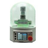 Stirlingkit CNC Milling Machine Display Model With Glass Dome Cloche, view 3