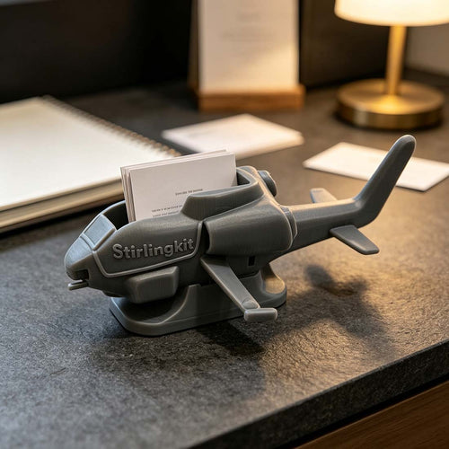 Stirlingkit Cobra Helicopter Model Business Card Holder