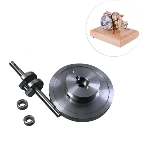 Stirlingkit Crankshaft Bearings Flywheel for 2.6cc M12 Water-cooled Gasoline Engine