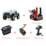 Stirlingkit CROSSRC XT4 1/10 2.4G RC Electric Off-road Crawler Aseembly Model Kit Version, view 6