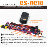 Stirlingkit CS-RC16 Simulation Lights and Sound Set Horn Sound Set Multi-sound Effects Switching 7 Kinds of Lights for RC Tractor Truck Climbing Car High-speed Car Model, view 4