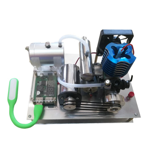Stirlingkit Custom Aircooled VX 18 Single Cylinder Two Stroke Gasoline Engine Generator One Key Electric Start